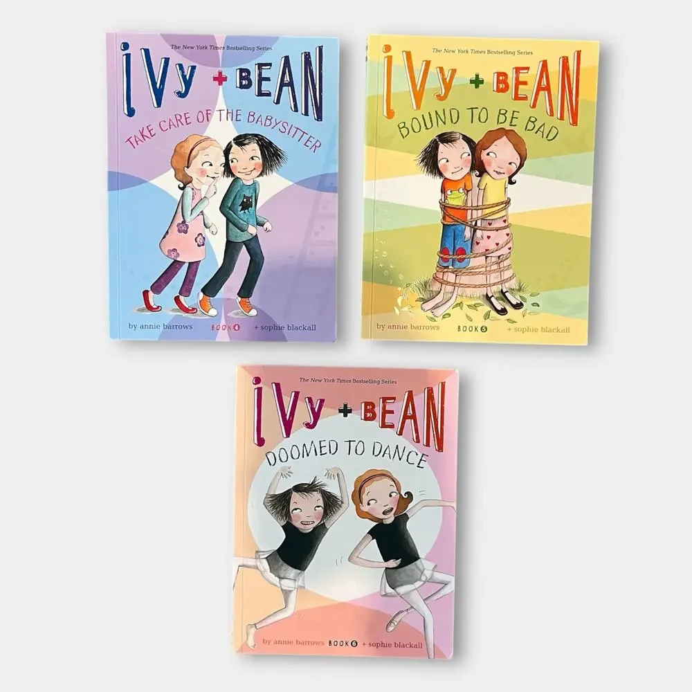Ivy and Bean 3 Chapter Book Lot #4-6 Annie Barrows